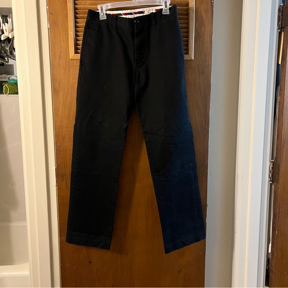 Men's J.Crew Essential Chino 100% Cotton Navy Blue Sz. 30W